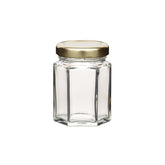 KitchenCraft Homemade Hexagonal Jar w/ Twist-off Lid 55ml